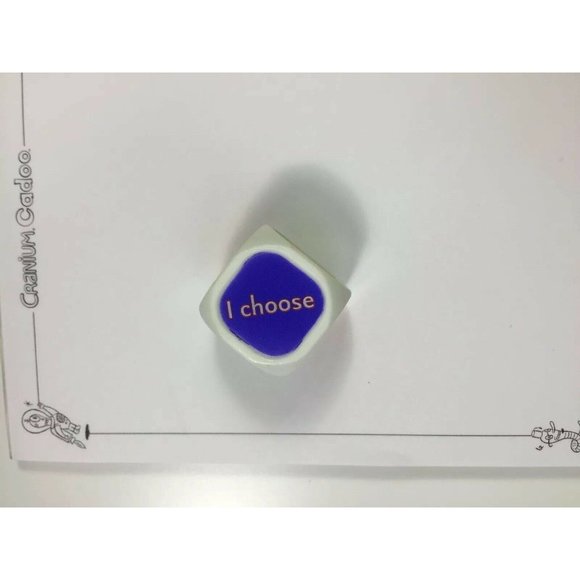 Cranium Cadoo Board Game 6-Sided Dice Paper Note Pad Replacement Part Piece 2001 - Picture 5 of 8
